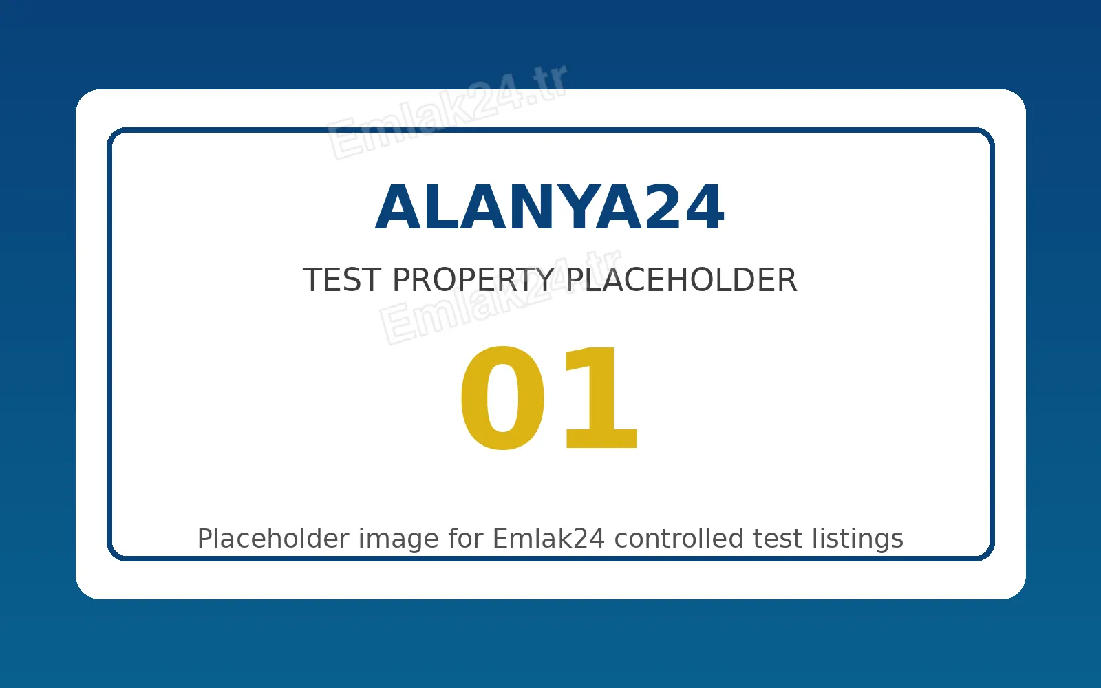 Test İmmo Satılık 1